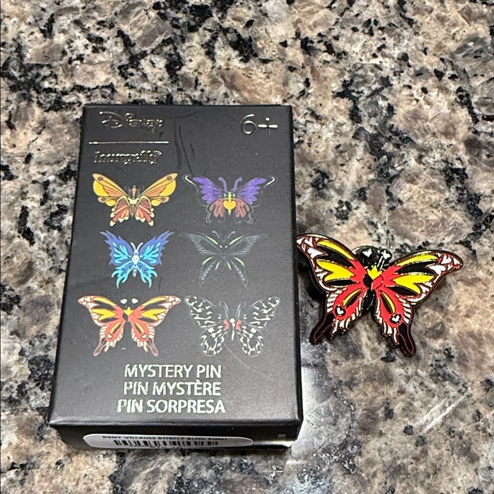 Loungefly Disney Villains Butterfly Blind Box Enamel Pin- Queen of Hearts